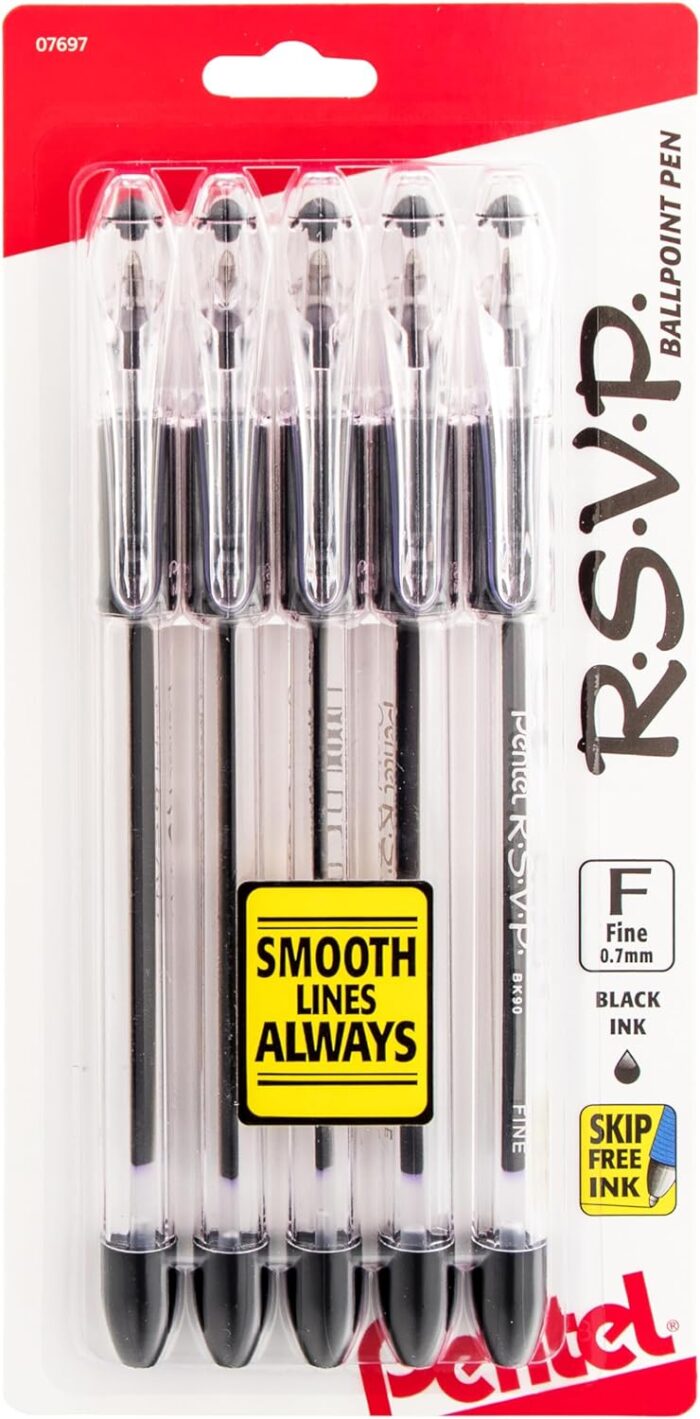 pentel r.s.v.p. ballpoint pens