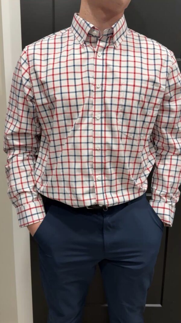 Alimens & Gentle Men's Plaid Button Down Shirts