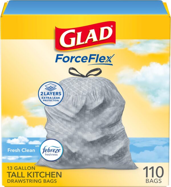 Glad Tall Kitchen Drawstring Trash Bags - Image 4