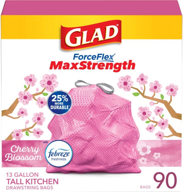 Glad Tall Kitchen Drawstring Trash Bags