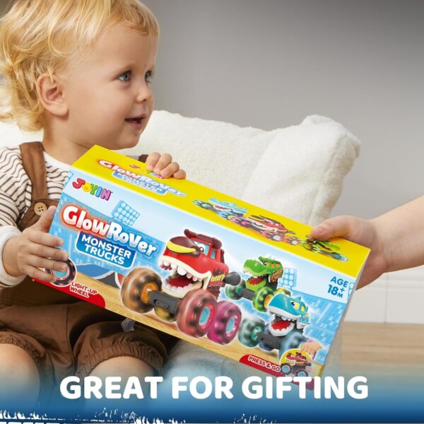 JOYIN 3 Pack Monster Truck Toy - Image 2