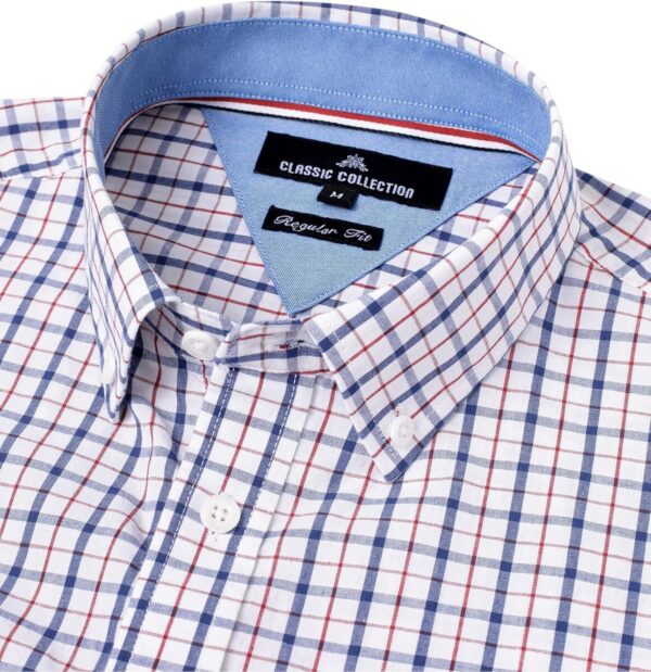 Alimens & Gentle Men's Plaid Button Down Shirts - Image 2